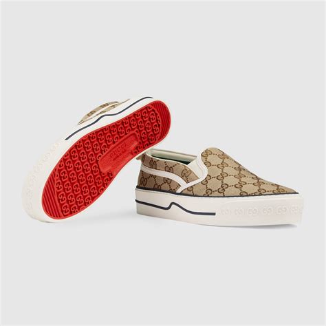 women's gucci tennis 1977 slip-on sneaker|Gucci 1977 tennis shoes women's.